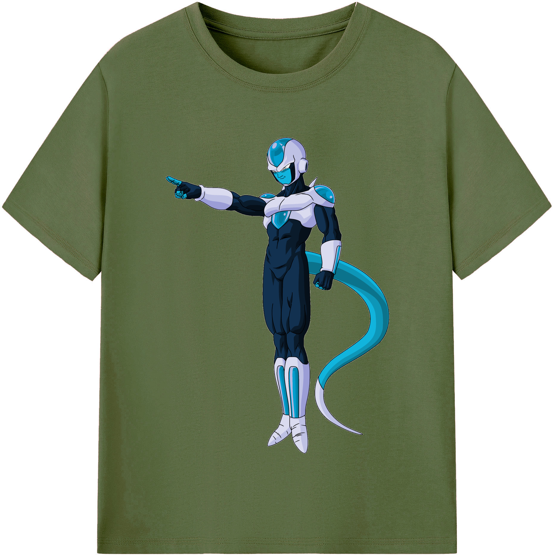 （画像用） ドラゴンボール フリーザ DRAGON BALL Frieza 綿100％半袖Tシャツ（フロントプリント）